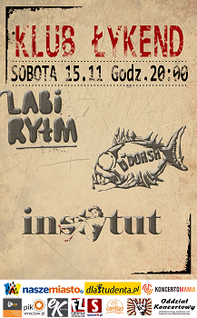 Koncert zespołów: Labirytm & D\'Dorsh & Instytut